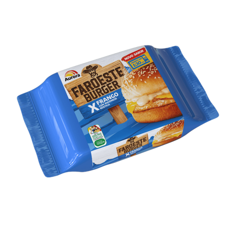 Hambúrguer Aurora X- Faroeste Frango com Maionese Rústica 145g