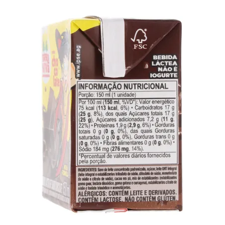 Bebida lactea terrinha uht sabor chocolate 150ml 360-8