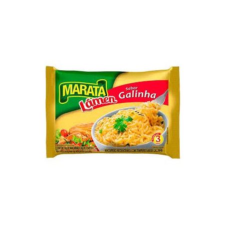 MACARRÃO INSTANTÂNEO  MARATA LAMEN GALINHA CAIPIRA 74G
