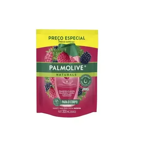 Sabonete Liq Palmolive 200ml Refil Framboesa e Amora