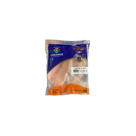 File de peixe tilapia carlinhos 400g
