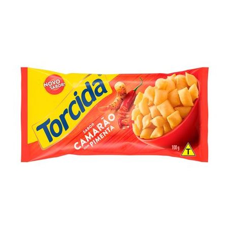 SALGADINHO TORCIDA 100G  CAMARAO C/PIMEN