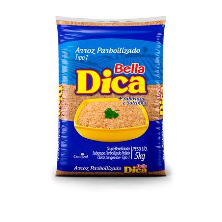 Arroz Bella Dica Parboilizado T1 5KG