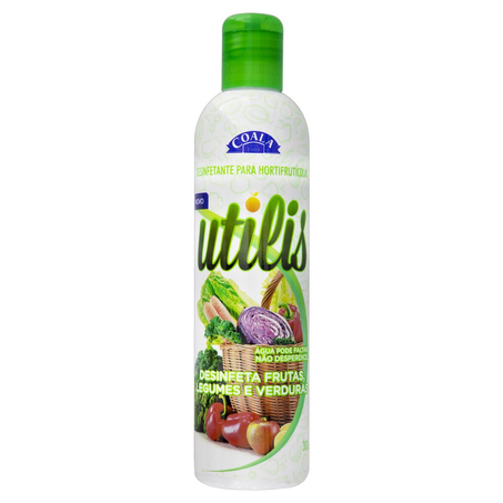 Higienizador Utilis 300ml - Desinfetante para Hortifrúti