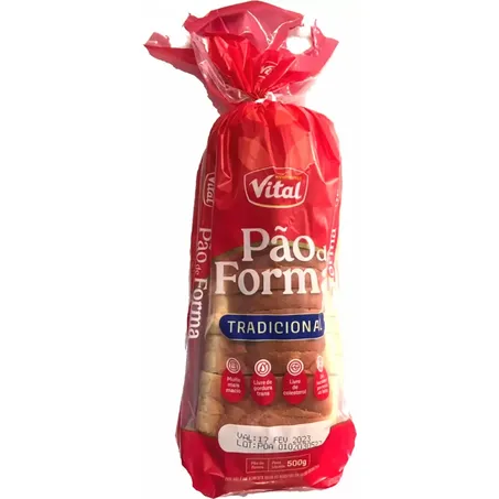 Pao vital forma tradicional 400g