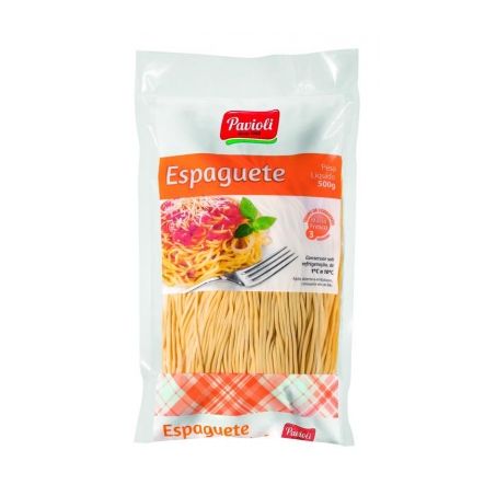 Massa Fresca Pavioli Espaguete Embalagem 500G