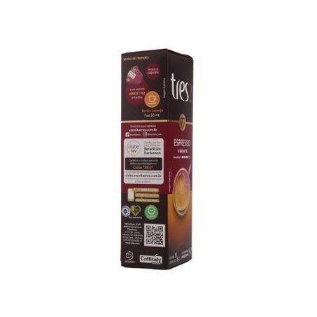 Cápsula 3 Corações Espresso Vibrant C/10 80g 360-49