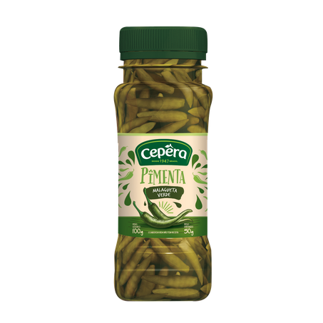 MOLHO PIMENTA MALAG VERD CEPERA 50G MALAGUETA VERD