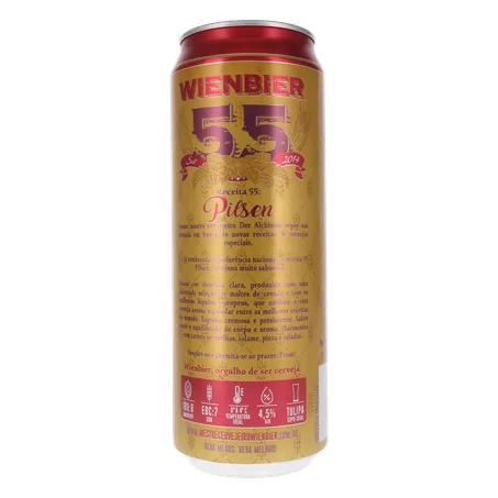 Cerveja Lata Wienbier 55 Pilsen 710ml 360-16