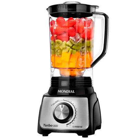Eletro liquidificador mondial power l-1100bi preto 220v