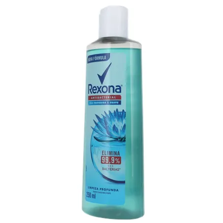 Sabonete Líquido Rexona Antibacterial Limpeza Profunda Squeeze 250ml 360-3