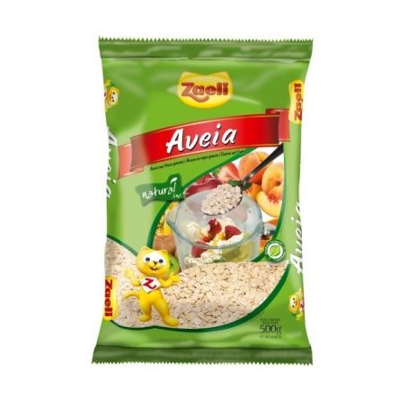 Aveia em flocos medios zaeli sachê 500g