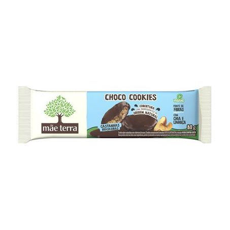 Biscoito cookies Mãe Terra vegano castanha 80g
