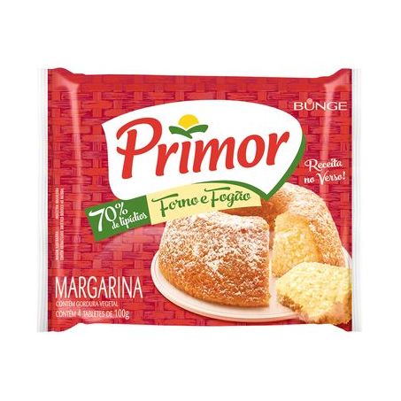 MARGARINA PRIMOR 400G FORNO & FOGA