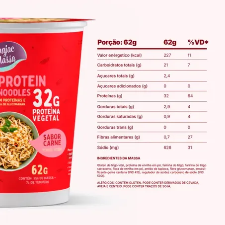 CUPS PROTEICO CARNE 69G - KONJAC 360-1