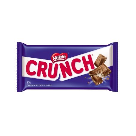 Barra de chocolate nestle 80g crunch ao leite