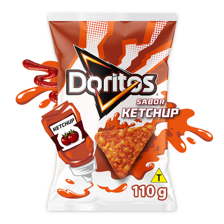 Salgadinho Doritos Ketchup Pacote 110g