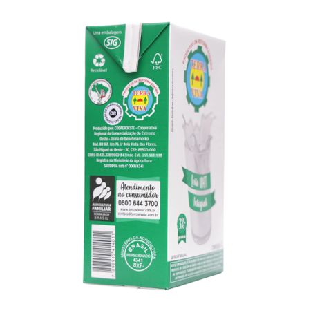 Leite UHT Integral Terra Viva Caixa 1lt 360-50