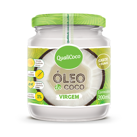 Óleo de coco qualicoco virgem 200ml