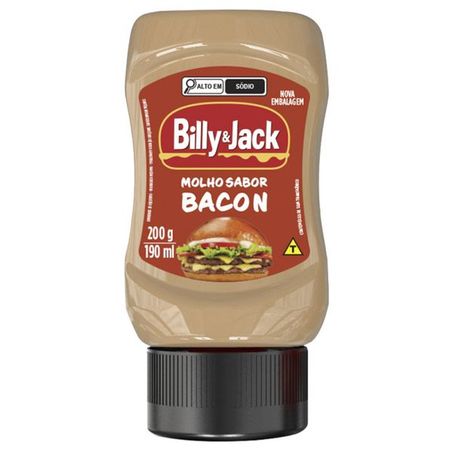 MOLHO KISABOR 200G BILLY&JACK BACON CX 12.0