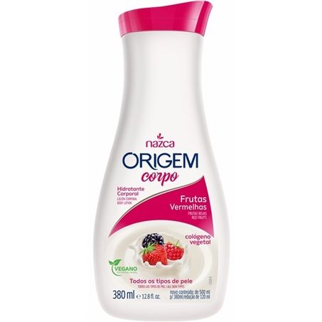 ORIGEM CR HIDR 380ML CORPORAL FR VERMELH
