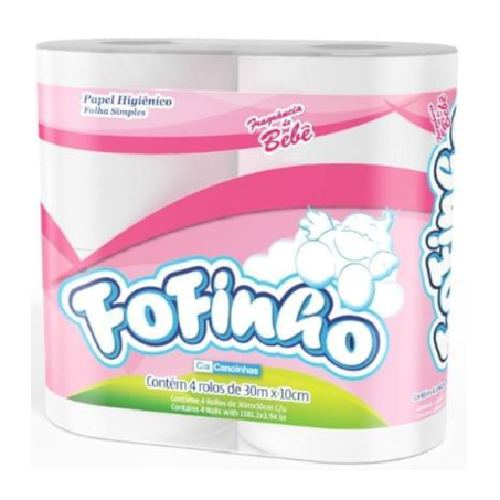 PAPEL HIG FOFINHO BEBE FD 30M 4UN