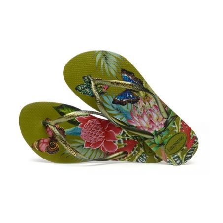 SAND HAVAIANAS SLIM TROPICAL VERD CAMO 35/36