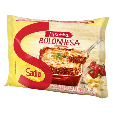 LASANHA SADIA CONGELA MINI BOLONHES CX.350G