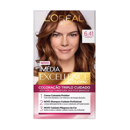 TINTURA IMEDIA LOREAL KIT 641
