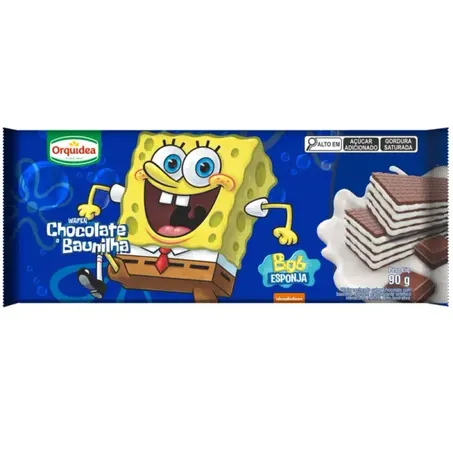WAFER ORQUIDEA 90G CHOC E BAUNILHA