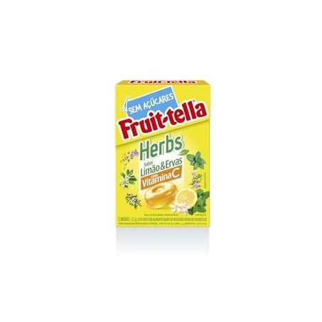 BALA FRUIT TELLA CX 25,2G LIMAO E ERVAS