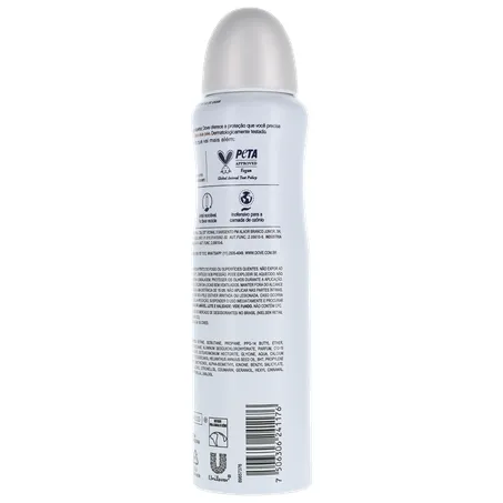 Antitranspirante Aerosol Dove Invisible Dry Violeta e Frésia Branca Frasco Spray 150ml 360-23