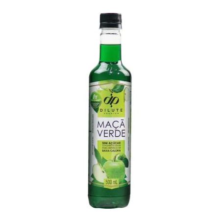 XAROPE DILUTE 500ML MAÇA VER S/AÇUC