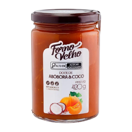Doce Colonial Forno Velho 420g - Abóbora com Coco