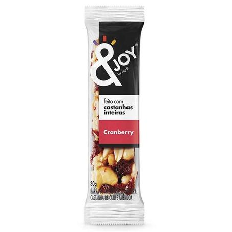 Barra de cereal joy mixed nuts cranberry 30g