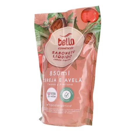 Sabonete liquido bello cereja-avela ref850ml 360-2