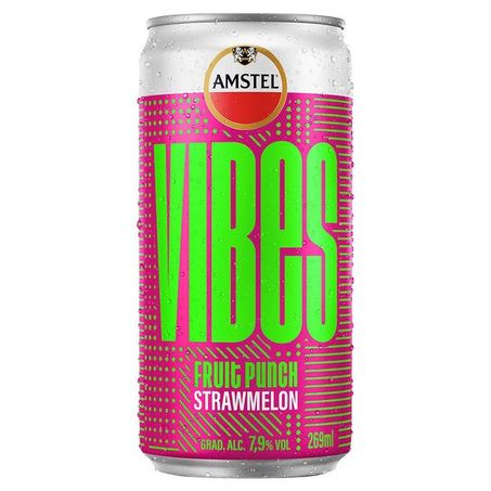 Bebida mista amstel vibes 269ml fruit st
