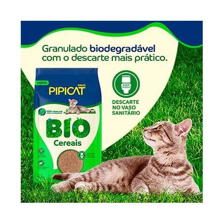 Granulado Sanitário Pipicat Bio Cereais 2,2kg 360-1