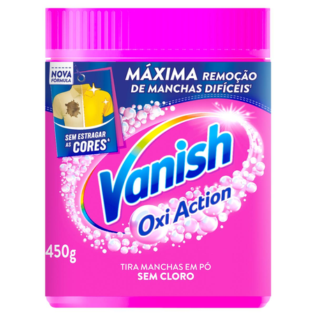 Alvejante Vanish Poder O2 450g - Pink - Pote