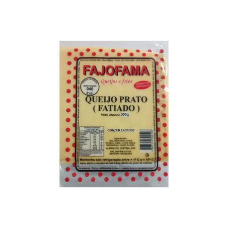 Queijo prato fatiado fajofama