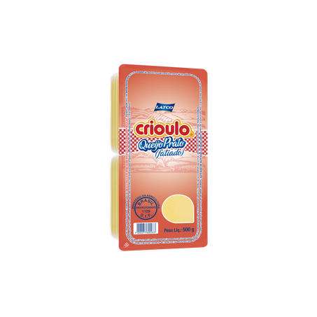 Queijo crioulo prato fatiado 500g