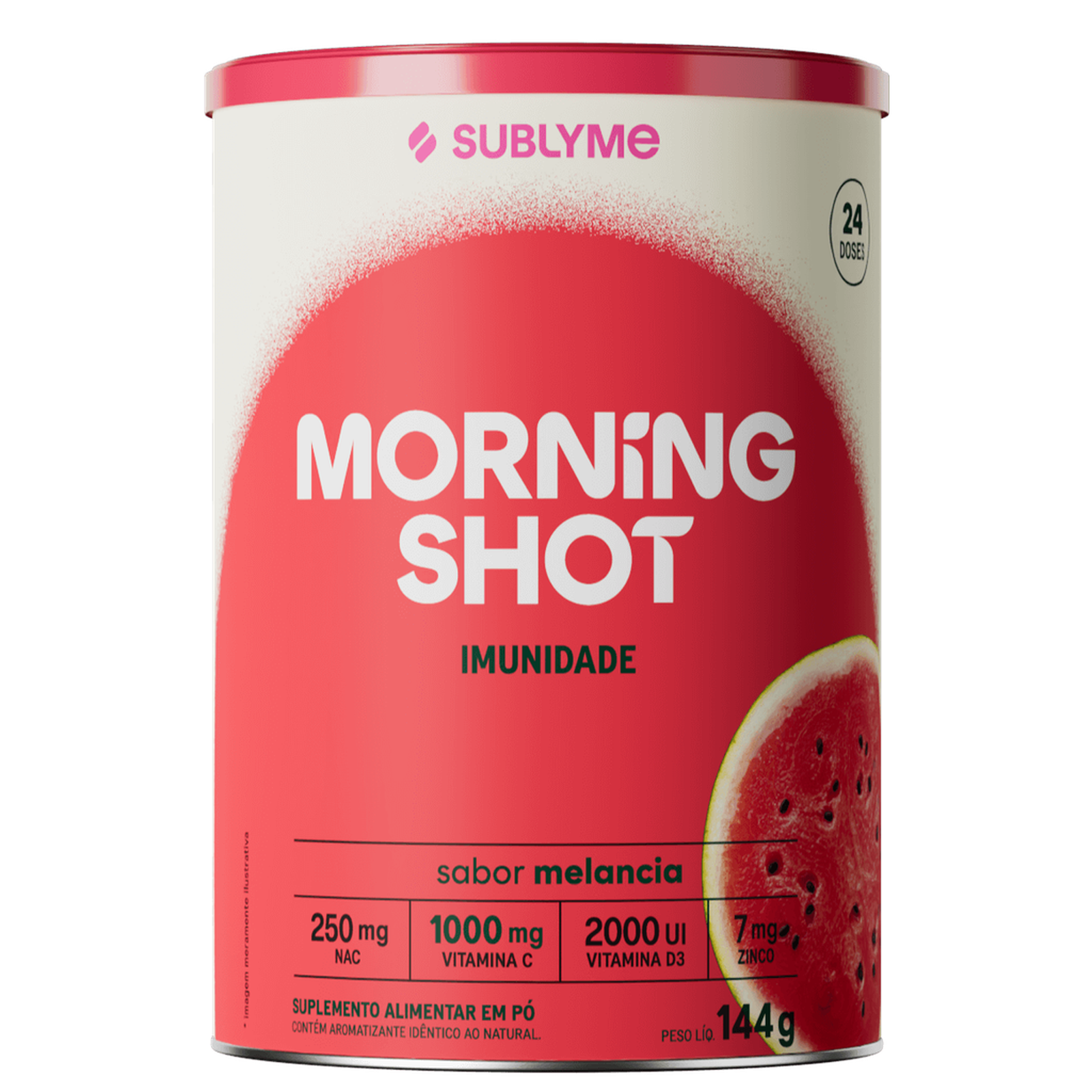 Morning Shot Melancia Lata 144g