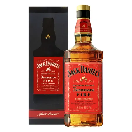 Whisky Jack Daniel's Fire Tennessee Whiskey 1L