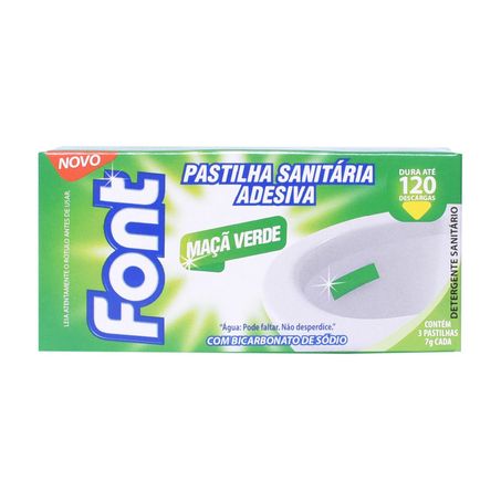 Pastilha sanitaria font maca verde c/3