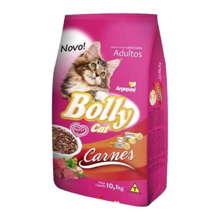 Ração para gatos bolly cat carne 1kg