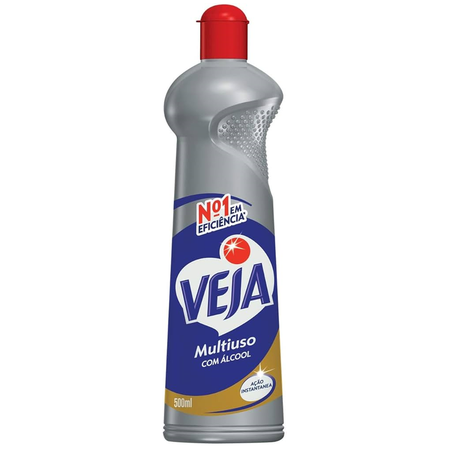 LIMPADOR VEJA MULTIUSO COM ÁLCOOL 500ML