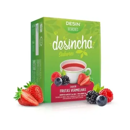 Chá Desinchá Frutas Vermelhas 10 sachês DP