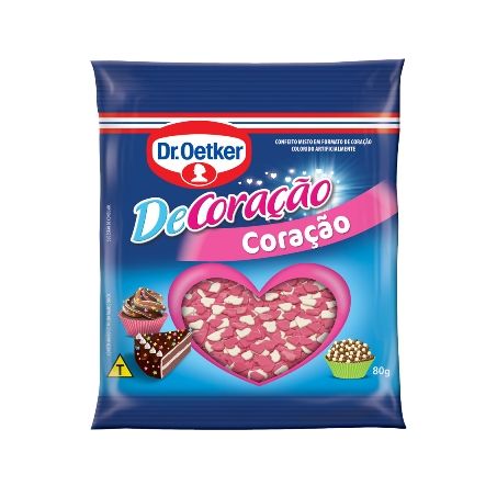 DECORACAO DR OETKER 80G CORACAO