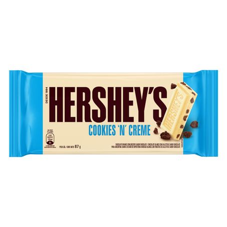 Chocolate branco cookies 'n' creme hershey's