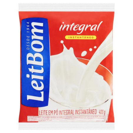 Leite Pasteurizado Leitebom Integral Pacote 1 L